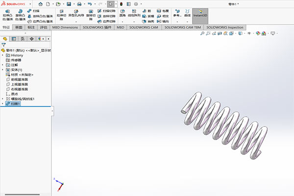 怎么用solidworks画弹簧