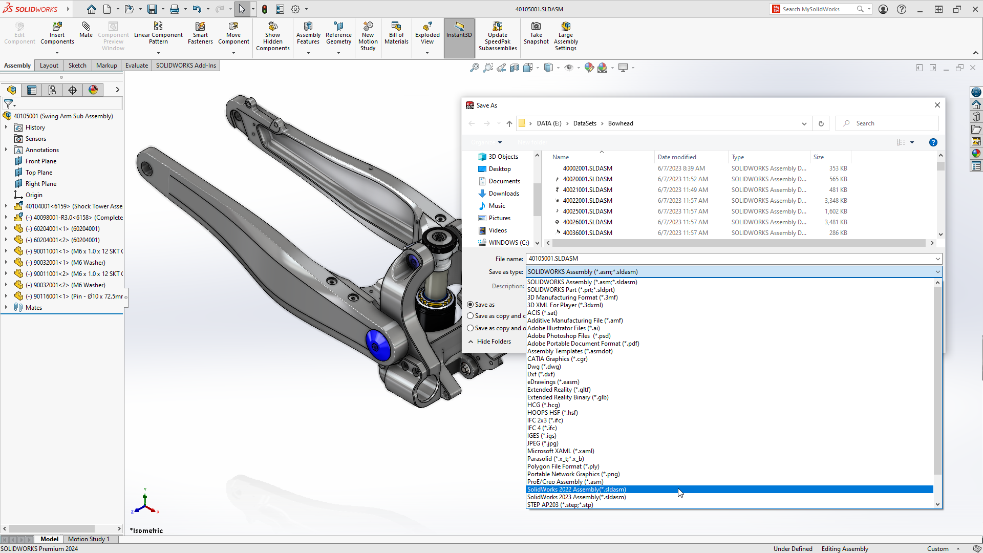 SOLIDWORKS Assemblies Previous Release Compatibility.png