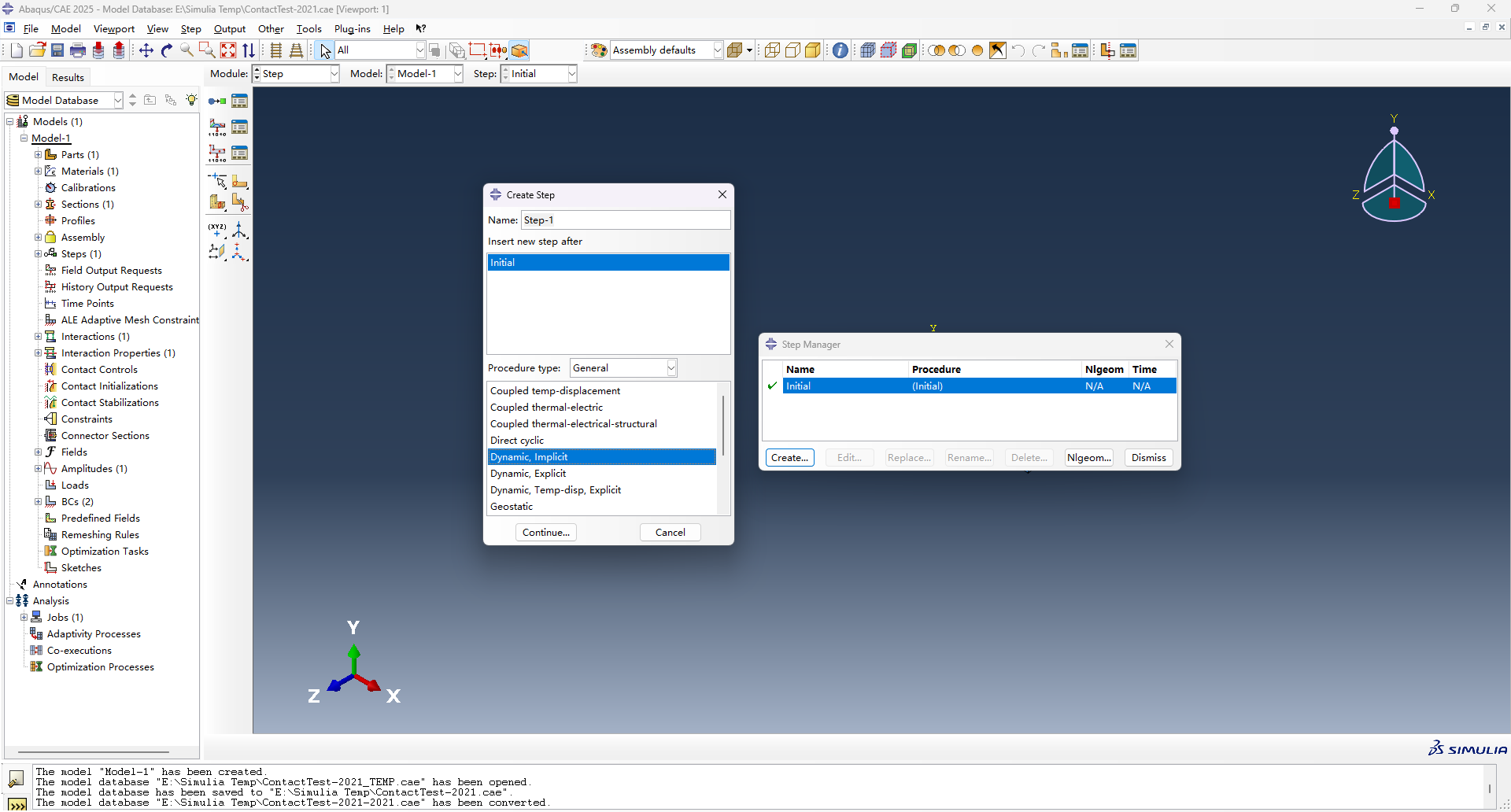 Abaqus隐式求解界面.png Abaqus隐式求解界面.png