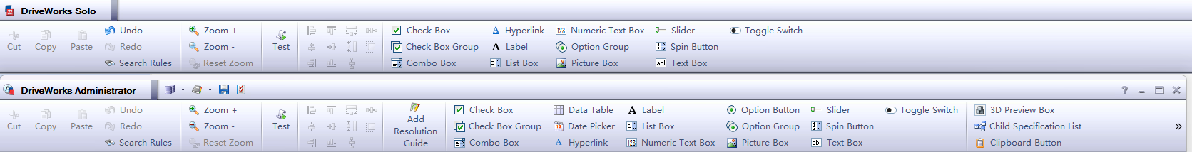 driveworks solo 10余种控件.png