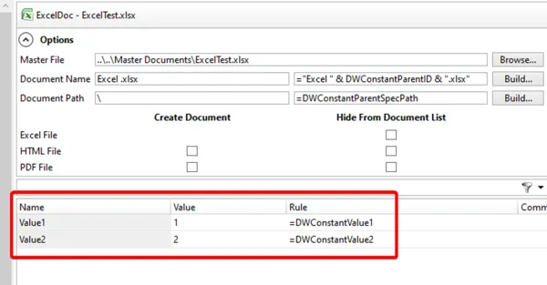 在 DriveWorks 项目中添加并驱动 Excel 命名区域