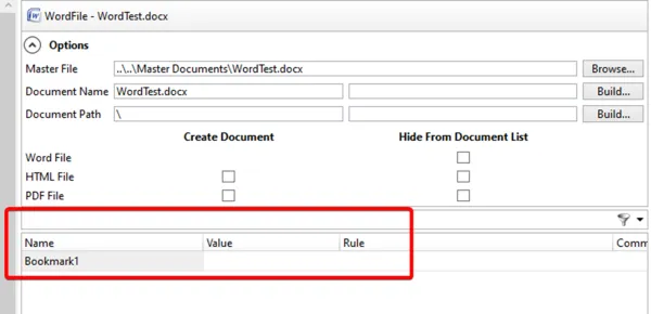 在 DriveWorks 中驱动 Word 文档书签