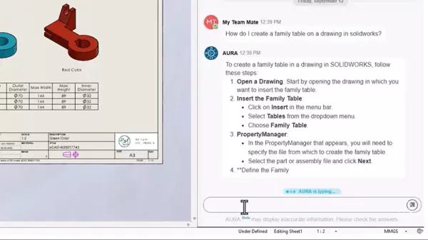 SOLIDWORKS AI 虚拟助手在机构设计中的应用