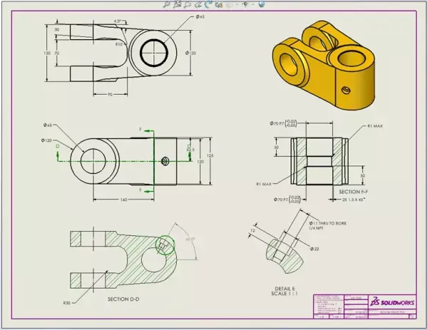 SOLIDWORKS 自动化工程图与标注